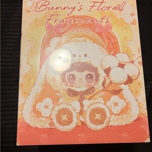 Bunny's Floral Fragments Cute Bunny Art Print